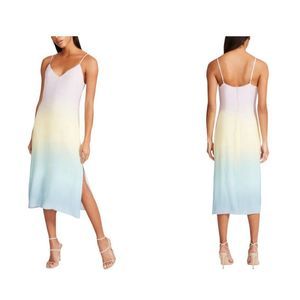 NWOT BB DAKOTA‎ by Steve Madden Rainbow Ombre Spaghetti Strap Dress (M)